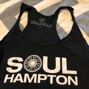 Womens Sz L Soul Hampton workout tank SOUL CYCLE